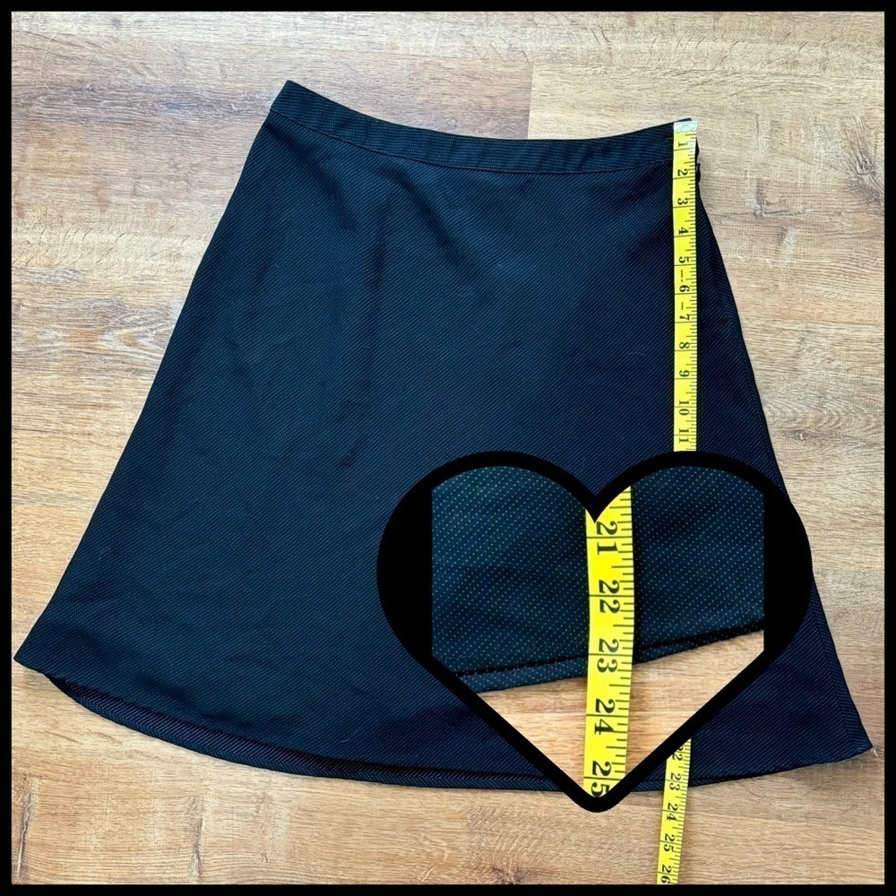 Black & White Side Zip Skirt - Picture 9 of 10